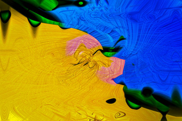 istock Abstract colorful background.3D Ilustration 1386665859
