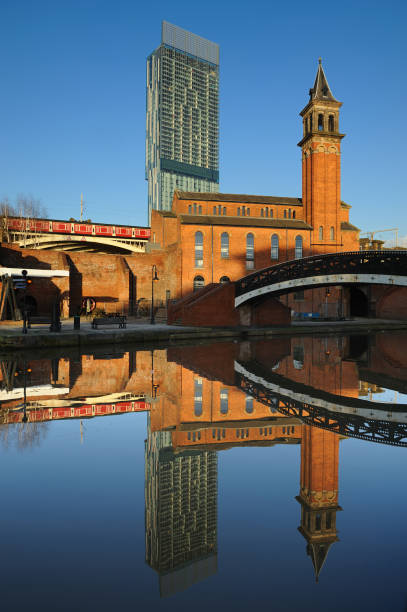 istock Beetham Tower and Deansgate Quay, Manchester, England, UK 1386674781