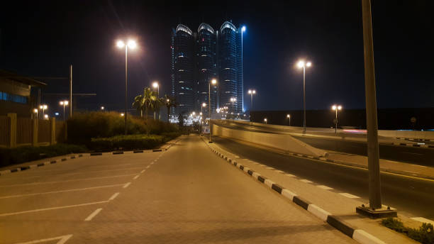 istock Apartment in a big evening city 1386684909