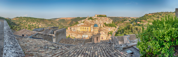 Historic town of Assisi in beautiful morning light, Umbria, Italy