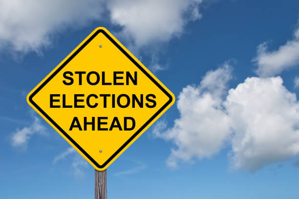 istock Stolen Elections Ahead Warning Sign 1386702162