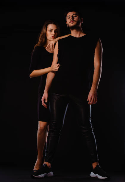 istock Trendy fashion couple 1386703571