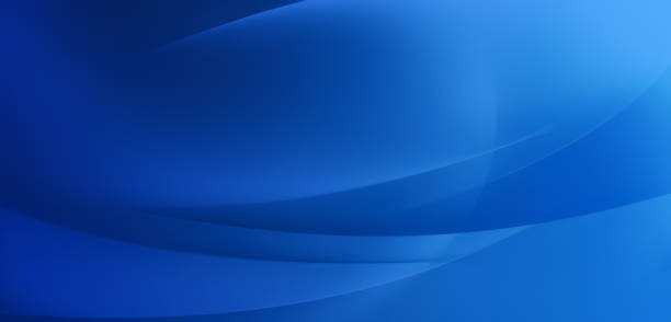 Abstract Blue Background Abstract Blue Background With Smooth Lines blue stock pictures, royalty-free photos & images