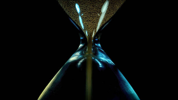 istock hourglass and concept of spacetime 1386706224
