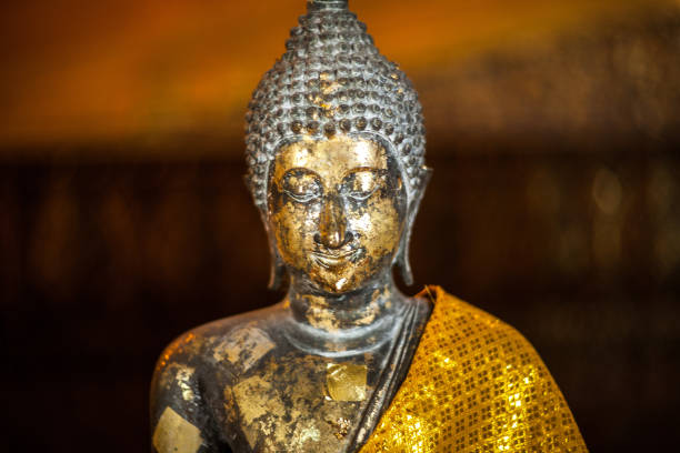 istock Golden buddha statue at Wat Pho Temple 1386708738