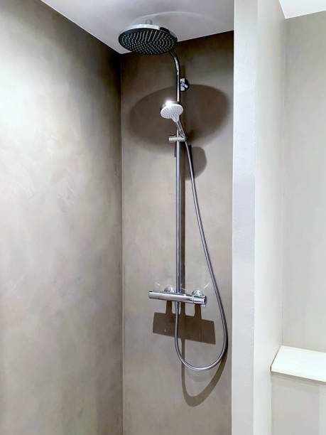 istock Polished Concrete Bathroom design 1386710415