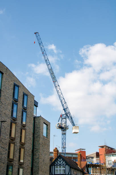 istock Crane on Oxford skyline 1386714661