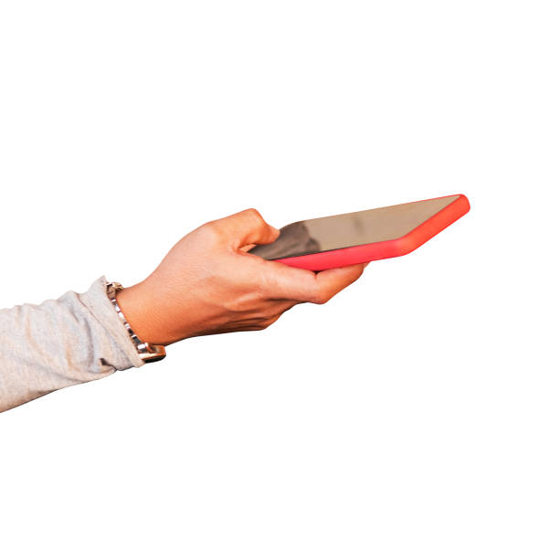 Asian Students holding smart device pad with conversation