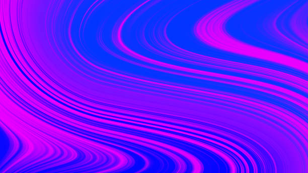 istock Psychedelic colored abstract background. Liquid flowing paint in purple and blue colors on a bright surface. Spectacular, bright happy backdrop concept 1386716215