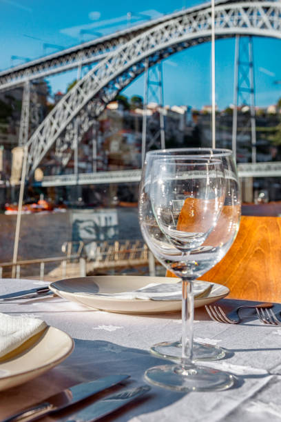 istock Reserved sign on restaurant table in Porto 1386723953