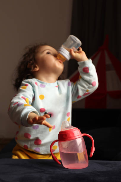 Baby Girl With Bottle