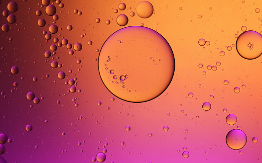 Oil and Water Abstract Background