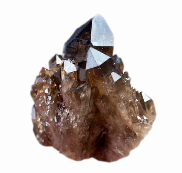 okaz mineralny kamień geologia geologiczna gem crystal - amethyst crystal gem nature zdjęcia i obrazy z banku zdjęć