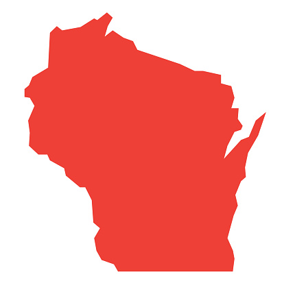 wisconsin state map concept