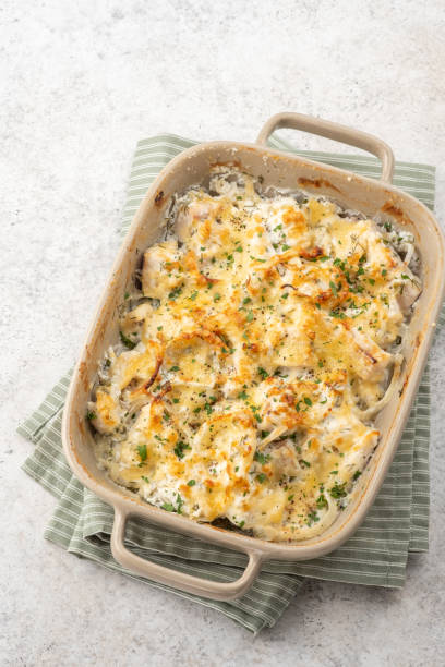 istock White fish casserole, cauliflower and potato 1386753553