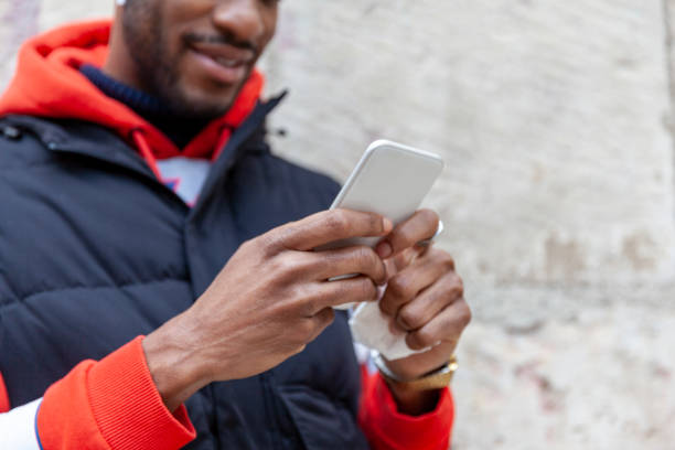 istock Close up smart phone 1386759108