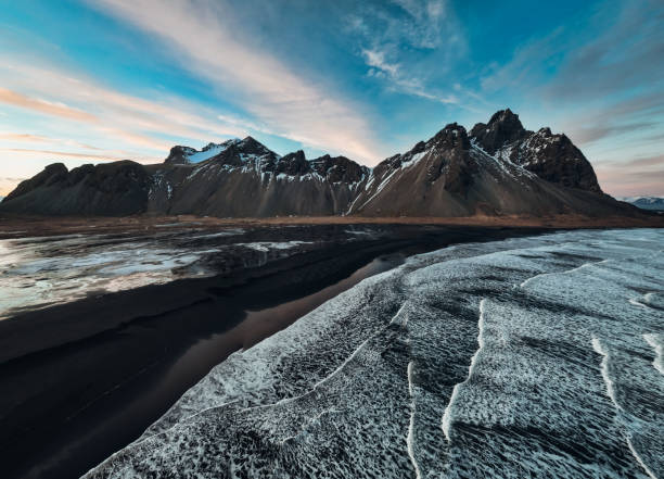 istock Vestrahorn Iceland Mountain Range Black Beach Sunset Twilight 1386764028