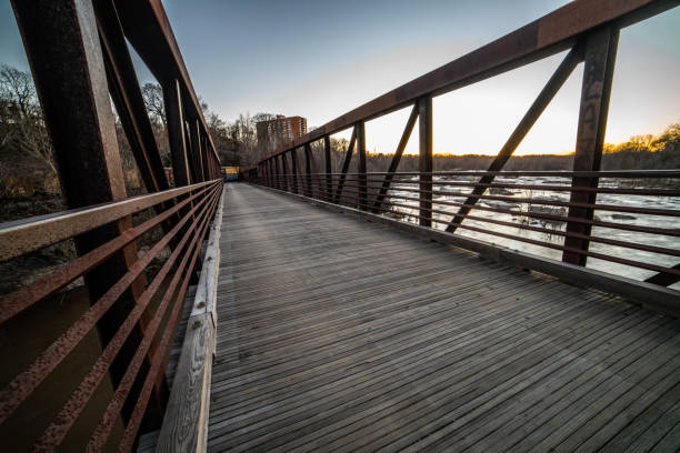 istock Belle Isle Walking Bridge over James 1386765076