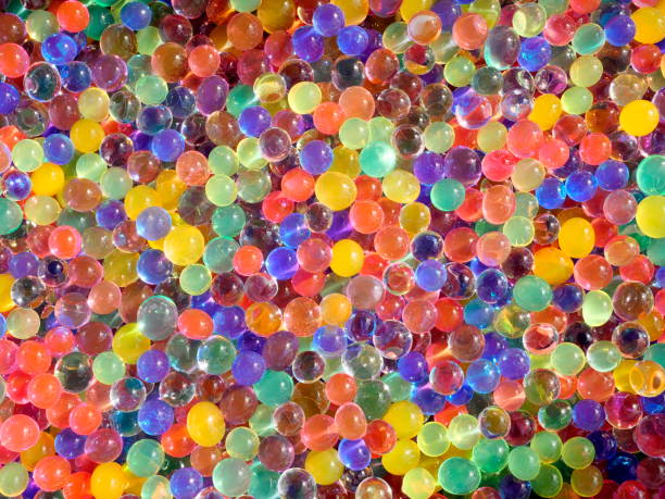 istock Small Jelly-like colorful soft balls 1386768495