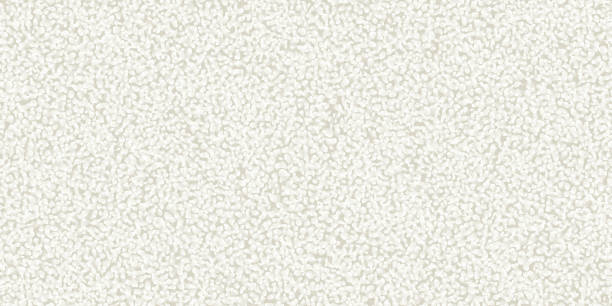 ふわふわの白い抽象的な点線のテリータオルまたはカーペットシームレスパターン上面図 - fluffy点のイラスト素材／クリップアート素材／マンガ素材／アイコン素材