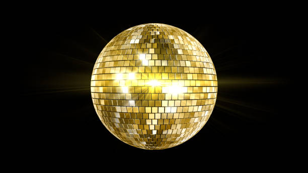 istock Mirror Ball Disco Lights Club Dance Party Glitter 3D illustration 1386795053