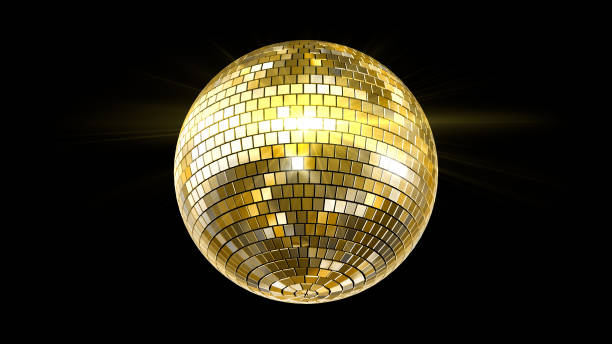 istock Mirror Ball Disco Lights Club Dance Party Glitter 3D illustration 1386795066