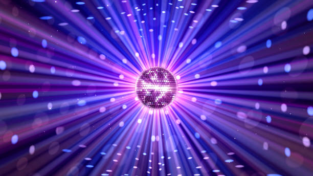 istock Mirror Ball Disco Lights Club Dance Party Glitter 3D illustration 1386796111