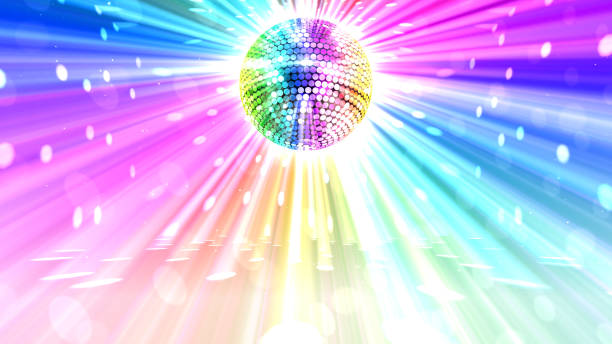 istock Mirror Ball Disco Lights Club Dance Party Glitter 3D illustration 1386796164