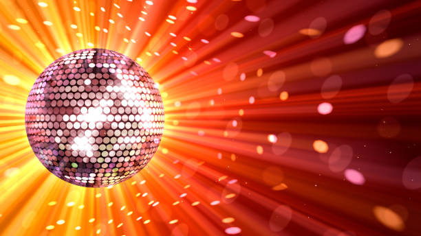 istock Mirror Ball Disco Lights Club Dance Party Glitter 3D illustration 1386796199