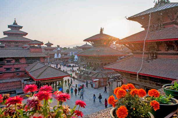 The photo was taken before 2015 Nepal earthquake