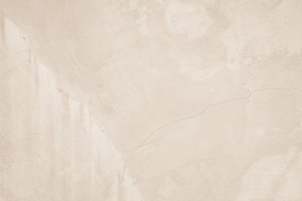 istock Cream concreted wall for interiors or outdoor exposed surface polished concrete. Cement have sand and stone of tone vintage, natural patterns old antique, design art work floor texture background. 1386808363