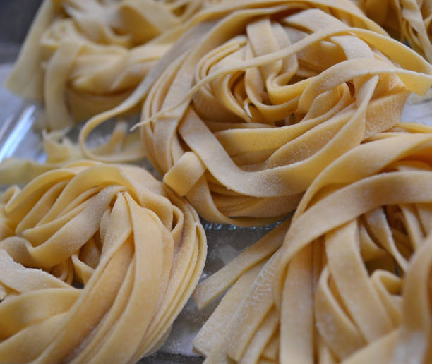 istock Fresh fettuccine 1386813693