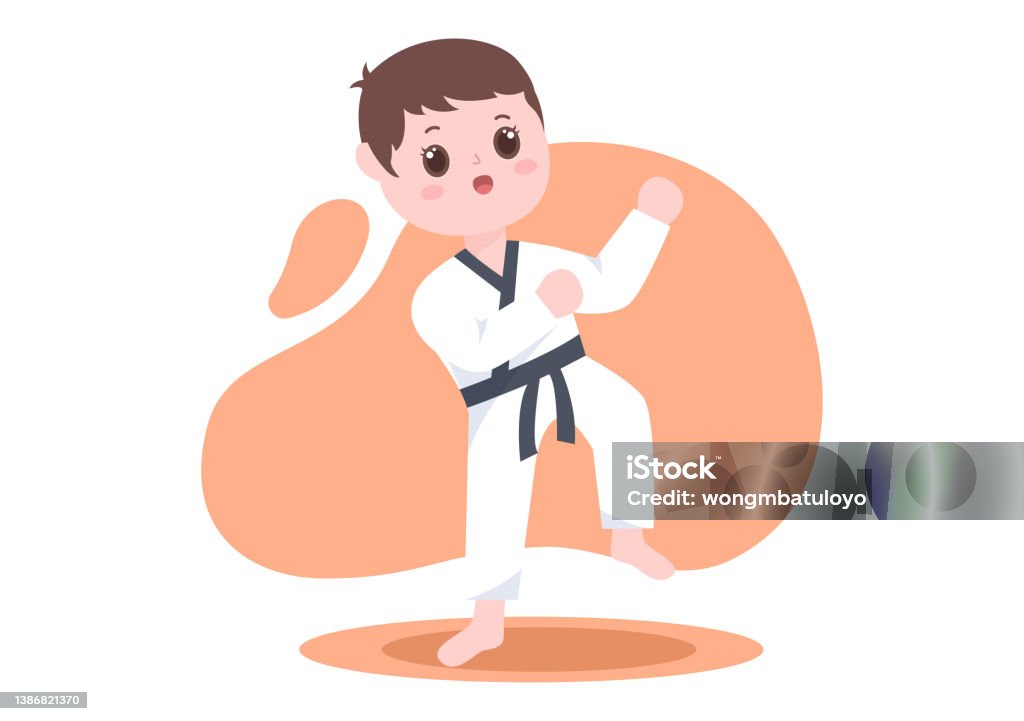 Cute Cartoon Kids Doing Some Basic Karate Martial Arts Moves Fighting Pose And Wearing Kimono In Flat Style Background Vector Illustration Stock Illustration - Download Image Now - iStock Cute Cartoon Kids Doing Some Basic Karate Martial Arts Moves Fighting Pose And Wearing Kimono In Flat Style Background Vector Illustration Stock Illustration - Download Image Now - iStock