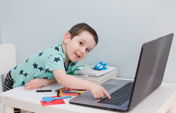 istock Distance online education concept 1386827480