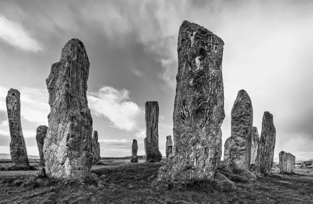 The Callanish Stones on the Isle of Lewis, Scotland