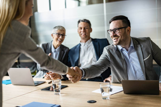 istock Congratulations, you've got a job! 1386836951