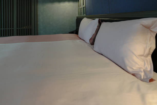 istock home and hotel bedroom interior. 1386839518