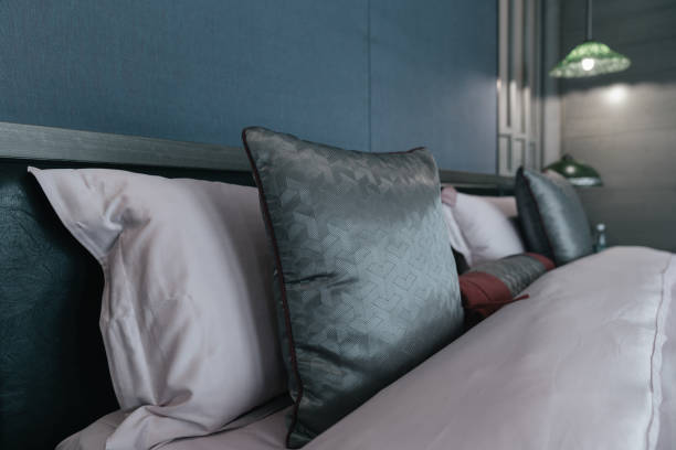 istock home and hotel bedroom interior. 1386840427