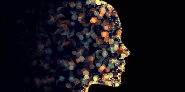 istock Sparkling head as symbol of free thoughts as 3d rendered illustration 1386841912