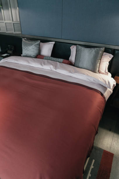istock home and hotel bedroom interior. 1386842302