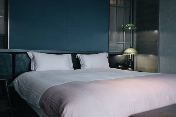 istock home and hotel bedroom interior. 1386844337