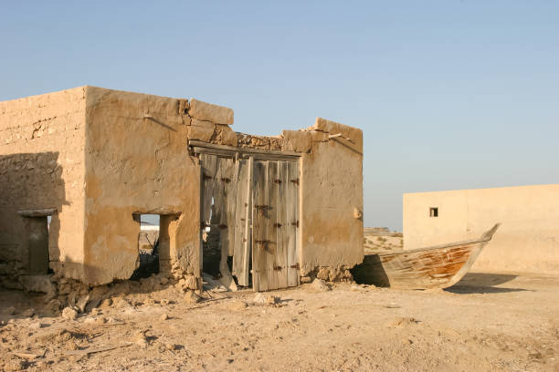 istock Al Jazirat Al Hamra Ghost Town in the UAE 1386844603