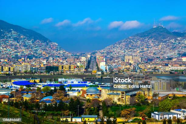 Birds Eye View Of Kabul City Stock Photo - Download Image Now - Kabul, Afghanistan, City