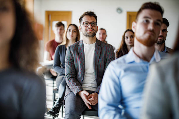 istock Business education in board room! 1386851080