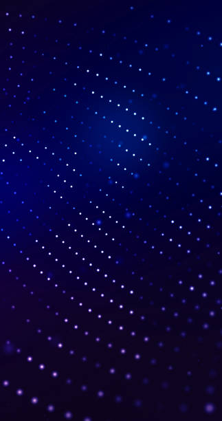 Tech abstract background for smartphone of dots connections.