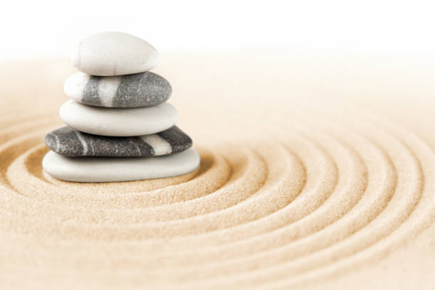 istock Zen japanese garden background 1386857246