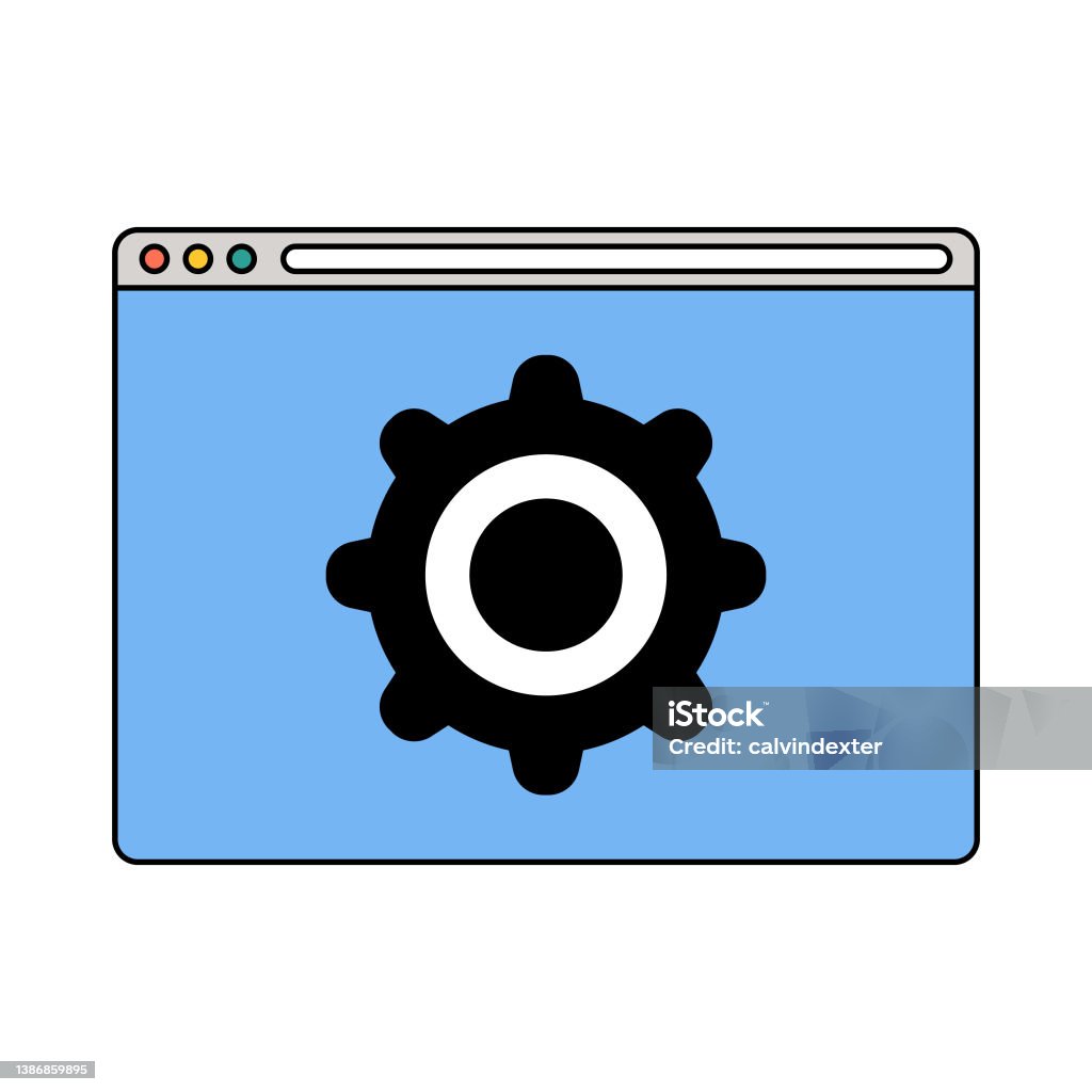 Web Browser Control Panel Stock Illustration - Download Image Now ...