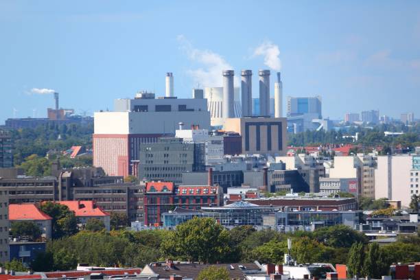 Power station Reuter in Berlin, Germany. The power plant is operated by Vattenfall.