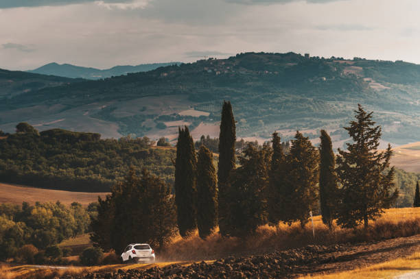 Autumn fall in the Italian land