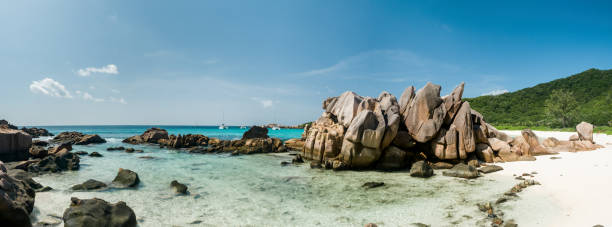 istock Anse Cocos beach on La Digue island, Seychelles 1386864066